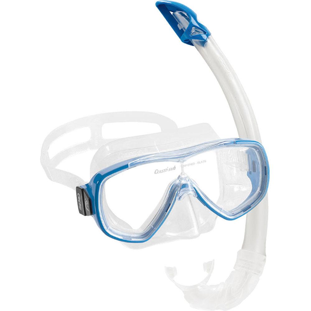 Cressi Kit Onda One Size Clear / Blue (Onda + Mexico)