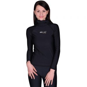 Iq-company Uv 300 Hooded Shirt XXL Black