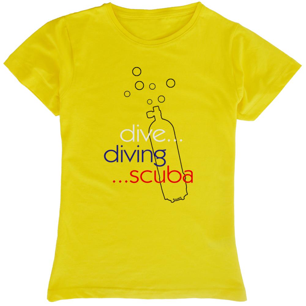 Kruskis Dive Diving Scuba M Lemon Yellow