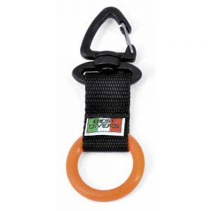 Best Divers Silicone Clip Ring Ribbon One Size Orange