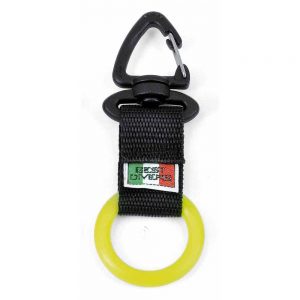 Best Divers Silicone Clip Ring Ribbon One Size Yellow