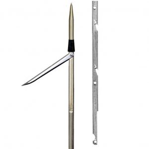 Sigalsub Tahitian Spearshaft Notched Single Barb With Cone 7 Mm 135 cm