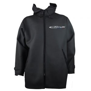 Epsealon Sharkskin Boat Coat M Black