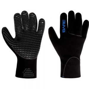 Bare Gloves 3 Mm XS Black