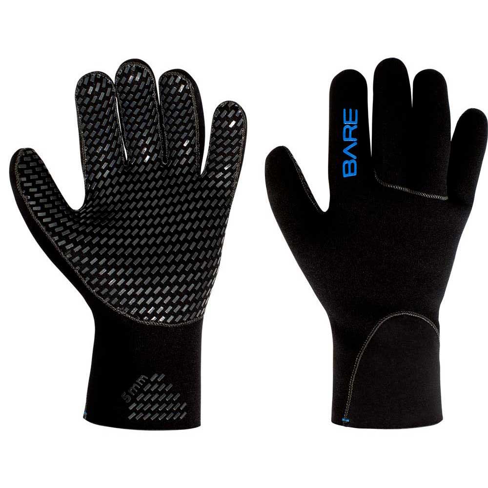 Bare Gloves 3 Mm XXS Black