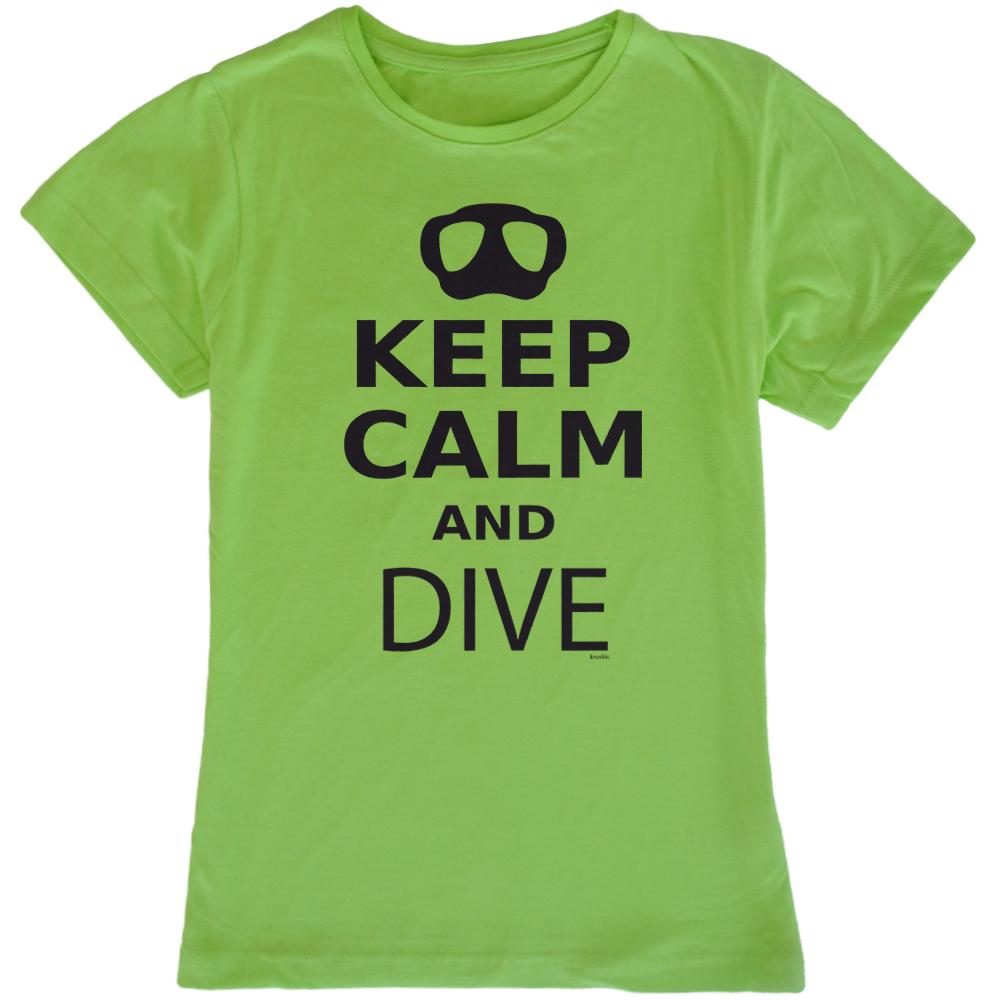 Kruskis Keep Calm And Dive M Light Green