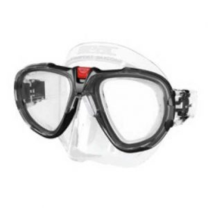 Seacsub Fox Clear Silicone One Size Black