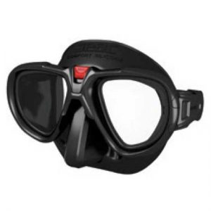 Seacsub Fox Black Silicone One Size Black / Red Metal