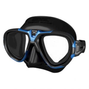 Seacsub E Fox Black Silicone One Size Black / Blue Metal