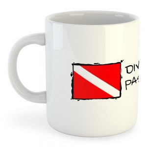 Kruskis Mug Diving Passion 325 ml (11 oz) White