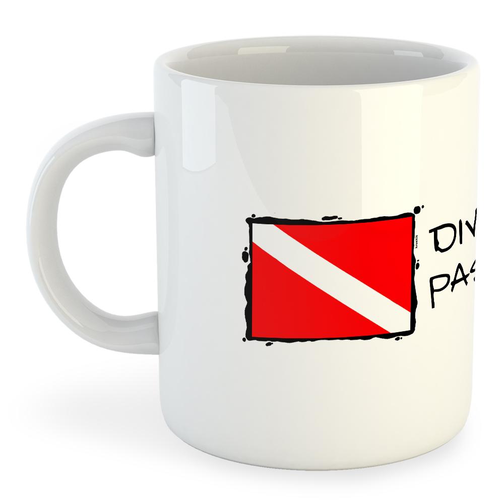 Kruskis Mug Diving Passion 325 ml (11 oz) White