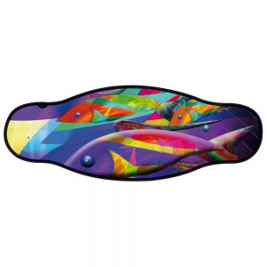 Best Divers Neoprene Mask Strap Psychedelic Double Layer One Size