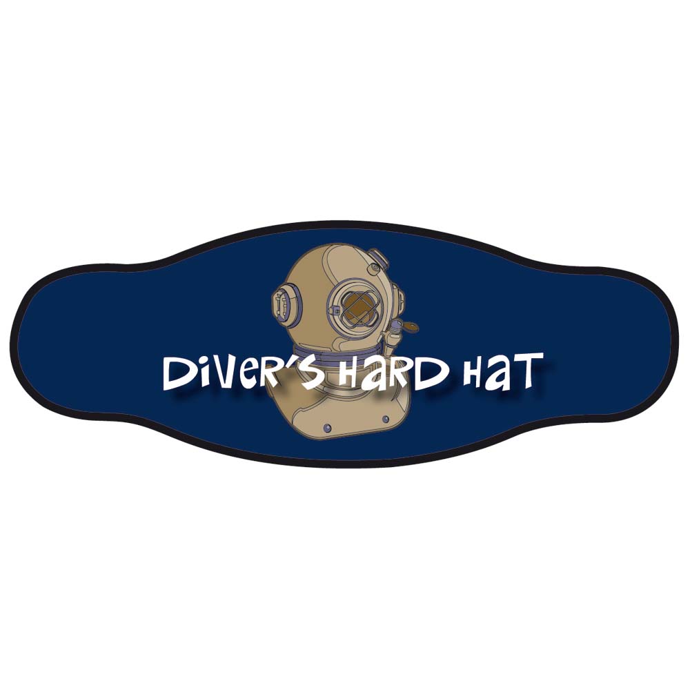Best Divers Neoprene Mask Strap Divers Hard Hat With Velcro One Size