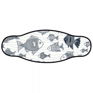 Best Divers Neoprene Mask Strap Herd Fishes Double Velcro One Size