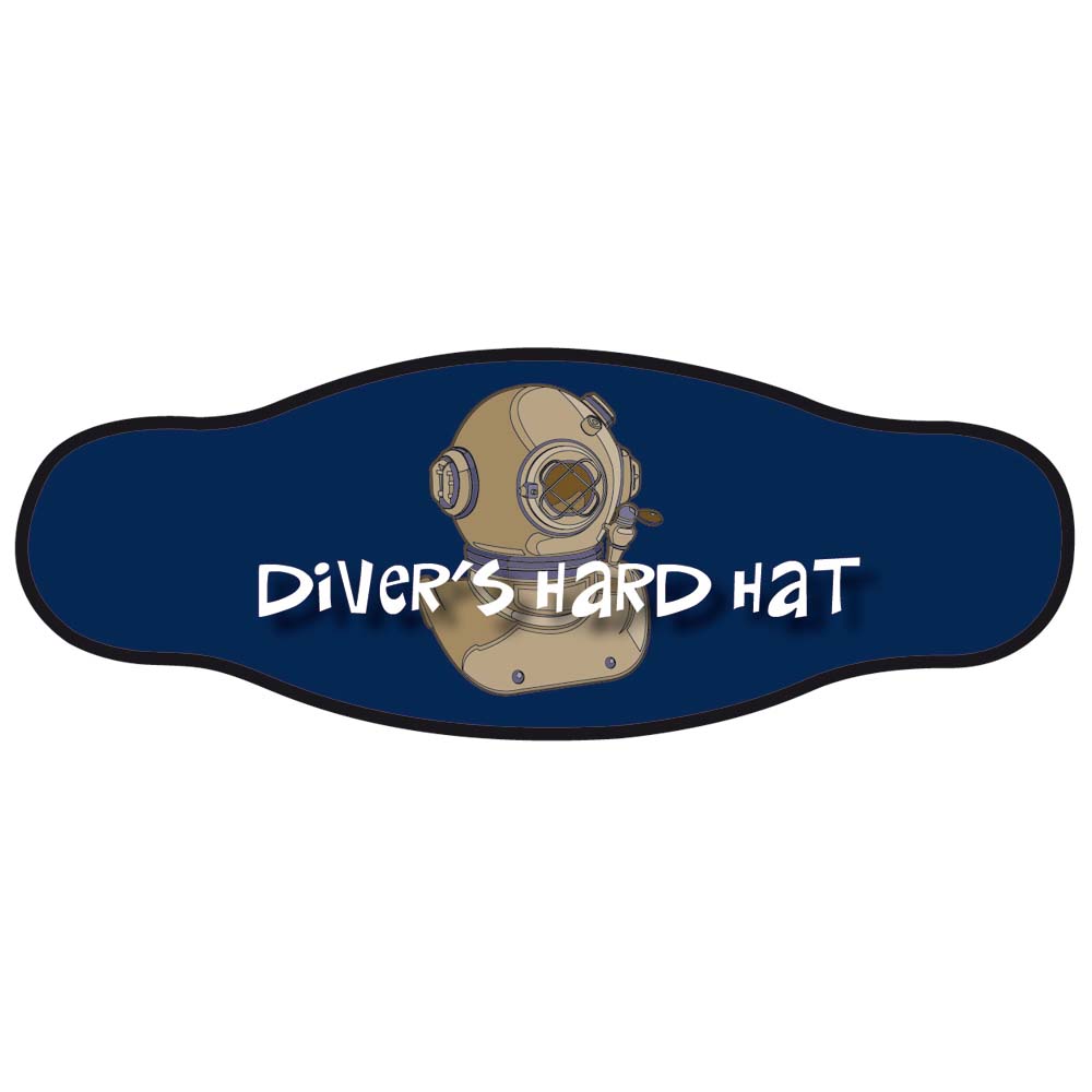 Best Divers Neoprene Mask Strap Divers Hard Hat Double Velcro One Size