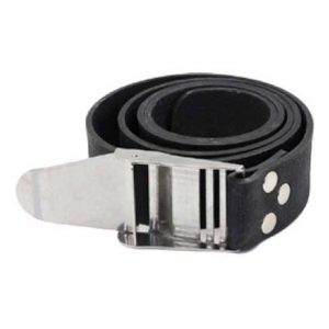 Tecnomar Rubber Belt Inox Buckle One Size Black