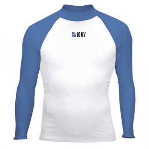Iq-company Uv 300 Slim Fit Wave Ls XXXL Blue / White