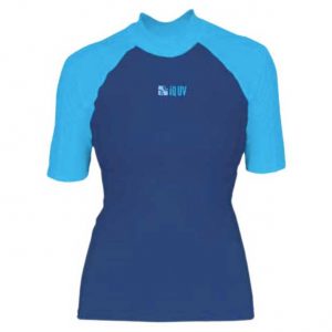 Iq-company Uv 300 Shirt Slim Fit Wave XXL Turquoise / Navy