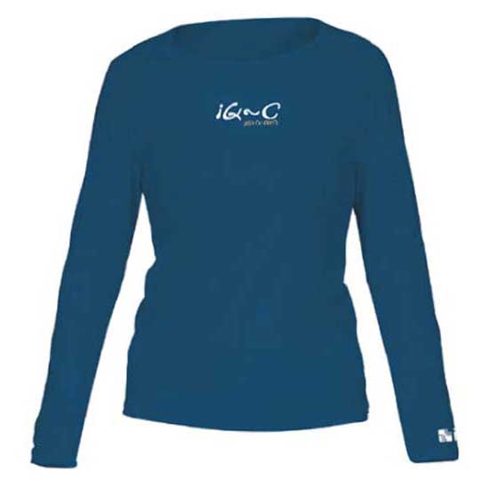 Iq-company Uv 300 Shirt Loose Fit Ls XXL Navy