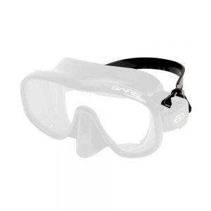 Bare Mask Strap Frameless One Size Black