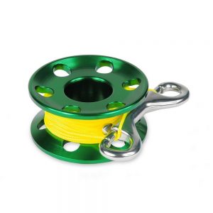 Best Divers Aluminium Reel Tech 1.5 Mm 15 M 15 m Green / Yellow