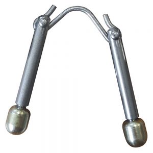 Epsealon Wired Wishbone With Brass Balls One Size Silver