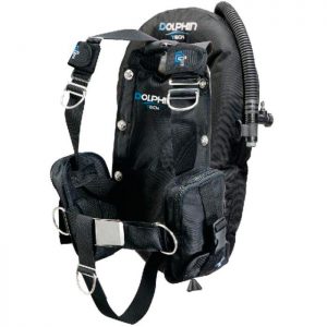 Ist Dolphin Tech Jt 40 With Stainless Steel Back And Basic Harness One Size Black