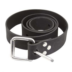 Tecnomar Rubber Weight Belt One Size Black