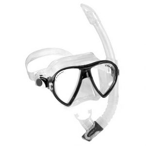 Cressi Kit Ocean Vip Transp Ocean+gamma One Size Black