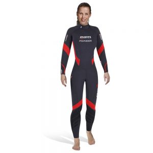 Mares Monosuit Pioneer 5mm She Dives XXL Black / Red