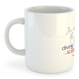Kruskis Mug Dive Diving Scuba 325 ml (11 oz) White