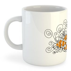 Kruskis Mug Clownfish 325 ml (11 oz) White