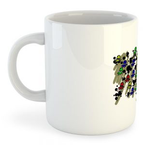Kruskis Mug Mad Octopus 325 ml (11 oz) White