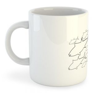 Kruskis Mug Tuna 325 ml (11 oz) White