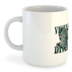 Kruskis Mug Vintage Divers 325 ml (11 oz) White