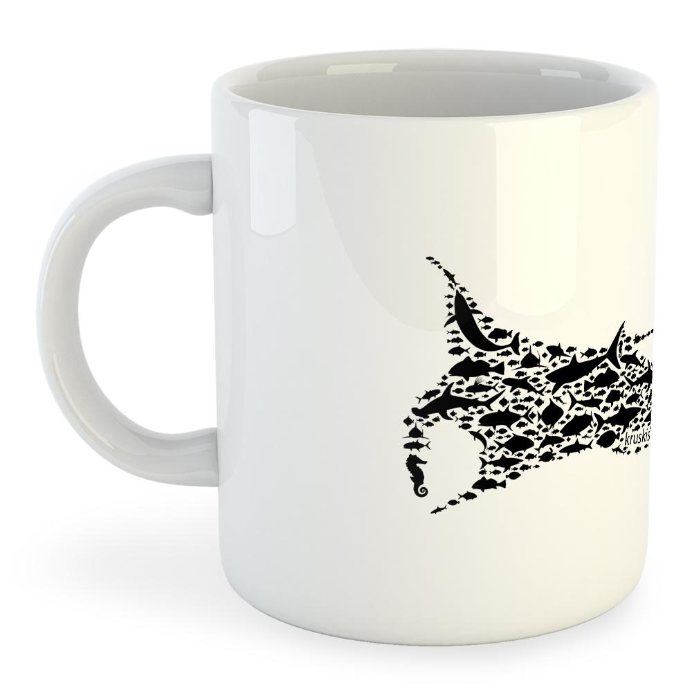 Kruskis Mug Manta 325 ml (11 oz) White