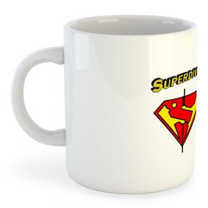 Kruskis Mug Super Diver 325 ml (11 oz) White