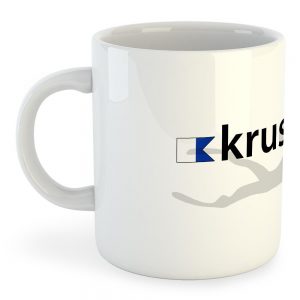 Kruskis Mug Diver Flags 325 ml (11 oz) White