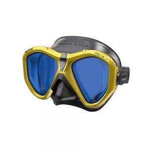 Seacsub Italia One Size Black / Metal Yellow