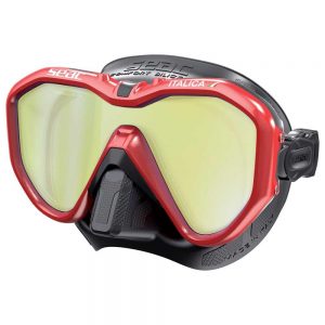 Seacsub Italica Mirrored One Size Black / Metal Red
