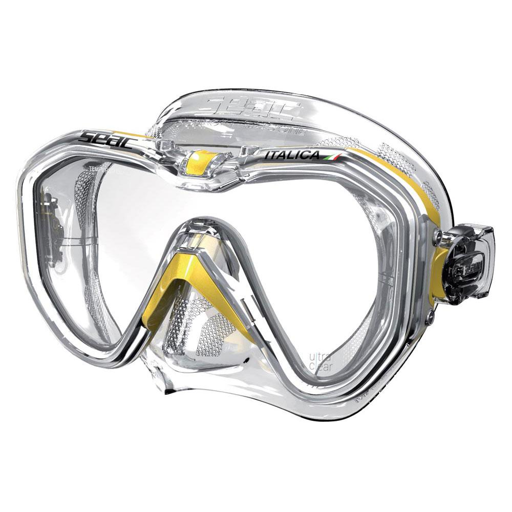 Seacsub Italica Asian Fit One Size Clear / Metal Yellow