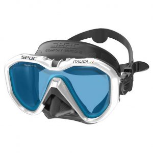 Seacsub Italica Asian Fit Mirrored One Size Black / Metal White