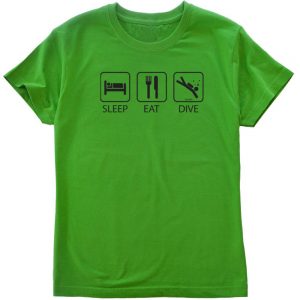 Kruskis Sleep Eat And Dive XXXL Green