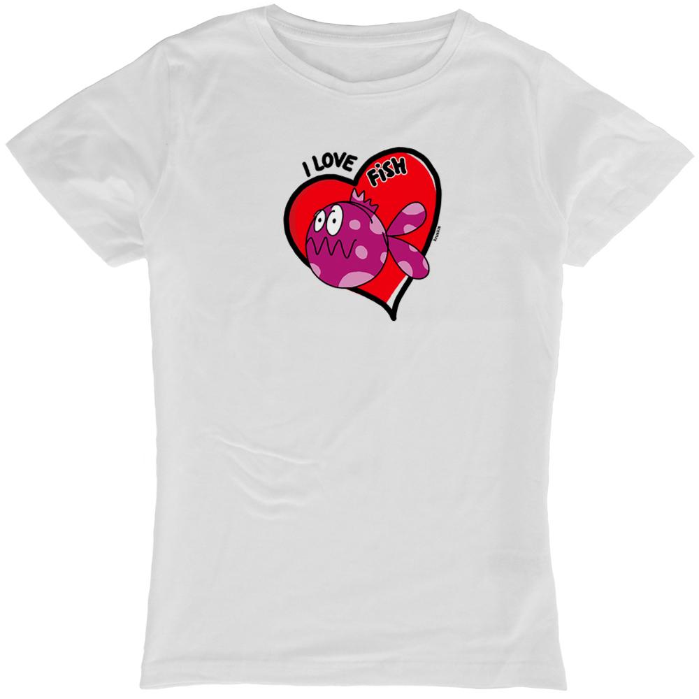 Kruskis I Love Fish XL White