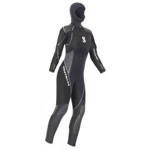 Scubapro Definition 7 Mm Front Zip Hood Woman LS Black