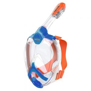 Seacsub Unica Medium Thinner Junior S-M Blue / Orange / Clear Silicone