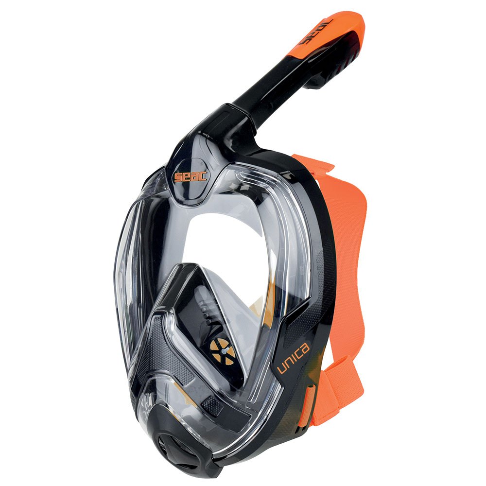 Seacsub Unica Medium Thinner Junior S-M Black / Orange / Black Silicone