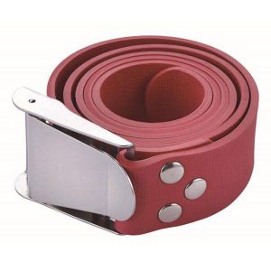 Tecnomar Rubber Belt Inox Buckle One Size Red
