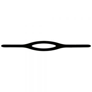 Tecnomar Double Silicone Strap 21 mm Black