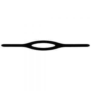 Tecnomar Double Silicone Strap Pack 21 mm Black